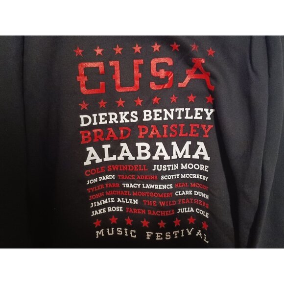 Country USA Music Festival Oshkosh Wi 2019 Large  SWEAT SHIRT HOODIE NEW - Picture 7 of 7
